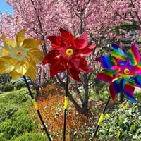 Kotyreds Repeler za repeler Pinwheels Laser Windmill Spinner Garden Decor