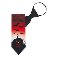 Jacob Alexander muške šipke za bundeve jacke-later Happy Halloween Pred-vezani patentni zatvarač kravata