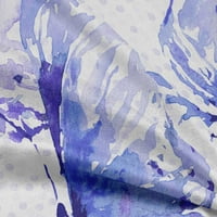 Onuone Rayon srednje ljubičasta tkanina od vijenac personalizirana imena zanata projekta Dekor tkanina