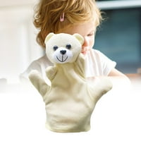 Dianhelloya slatka crtana višebojna panda oblika ručna lutka plišana igračka za djecu bear