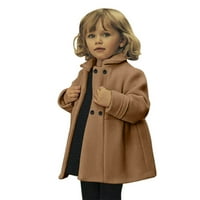 SHPWFBE djeca dječje djevojke zimske jakne za vjetrootporna kaput topla gornja odjeća jakna za teen