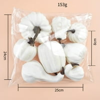 Zahvalnički žetva umjetna bijela pumpkina različite veličine