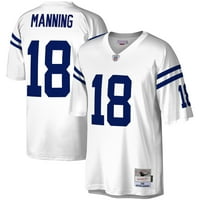 Muški Mitchell & Ness Peyton Manning White Indianapolis Colts Legacy replica dres