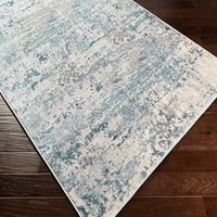 Označi i dnevni prostirke, Tommel Modern Svijetlo siva tepih za duboki teal