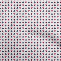 Onuone pamučne svilene bijele tkanine poker kartona šivaće materijal za ispis tkanine sa dvorištem