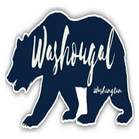 Fiweugal Washington suvenir Vinil naljepnica naljepnica Bear Dizajn