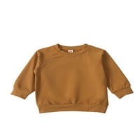 Multitrustni mališani pulover u boji zimski topljivi dugih rukava