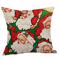Outfmvch Christmas Christmal Decor Decor Božićni ukrasi lutka jastuk navlake Santa Claus Jastučnica