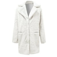 HGW kaputi za žene plus veličine žene zimski topli debeli kaput čvrsti kaput Outercoat revert toplina