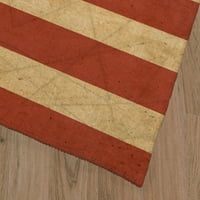 Zastava Vintage vanjski tepih Kavka dizajna