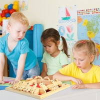 Umuknite Bo kockica Igra klasična drvena ploča Božićna igračka s kockicama za djecu za odrasle za učenje