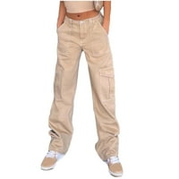 Corashan ženska baggy cargo srednjačka hip hop joggers duksev ležerne hlače sa širokim nogama