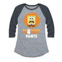 Skrektanci SpongeBob - Sjajni hlače - Ženska grafička majica Raglan