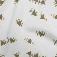 Onuone pamučna kambrična lagana zelena tkanina Geometrijska tkanina za šivanje tiskane plafne tkanine