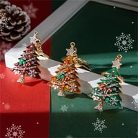 Dianhelloya obožavana božićna oblika oblika viseći dekor prekrasan stilski metalni ključni prsten za