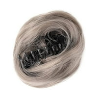 MINI CLAW lažni prostor za kosu za kosu u neurednoj lepinji sintetička kosa Chipnon Donuts kose lepinja