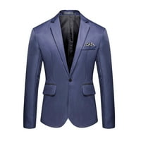 Deals Muški odijelo Vrhovi kaput Slim Fit Stilsko poslovna jakna za obnovstvo za vjenčanje