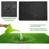 Premium umjetna trava 10 '42' Realistička lažna trava Deluxe Turf sintetički travnjak Debeli travnjak