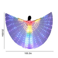 Pompotops 52.65x verzija za odrasle leptir Wing Shall, LED obojeni leptir krila morska djevojka pogodna