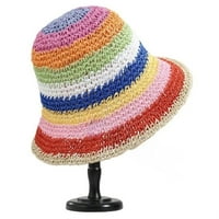 Ribarski šešir ljetni modni ženski papir papir od slame kašika šešira prozračna čekića za plažu