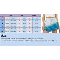 Ženski zvezni kratke hlače Ležerne prilike ljetne udobne hlače za tisak elastičnih kratkih kratkih hlača