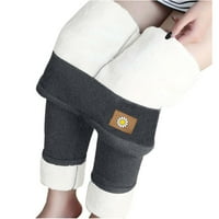 Gathrrgyp zimske gamaše za žene toplo plus veličine, ženske casual široke hlače za noge tiskane elastične