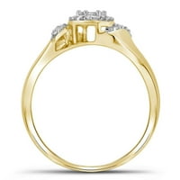1 5CTW-dijamantnski modni prsten