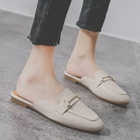 Ležerne cipele za žene ženske proljeće i ljetne nove kožne ravne dnak modne sandale za žene casual cipele