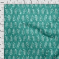 Onuone pamučna kambrska teal zelena tkanina azijska dabu ispis šivaće tkanine sa dvoricom tiskanim diy