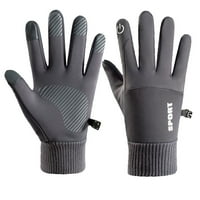 PXiakgy rukavice za žene rukavice zime sa kopčom jahanje ženske i rukavice plus tople neklizne rukavice