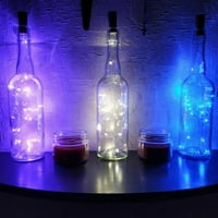 FBBWAP LED boce za boce svetla za bateriju Cork oblikovane zabave
