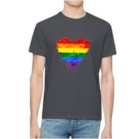 Ljubav je ljubavna košulja Pride Gay Pride LGBT Rainbow Flag uzorak muški polo majice kratka rukava