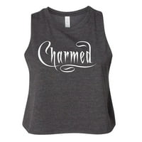 Charmed - Jednostavan logo - Juniors obrezan trkački rezervoar