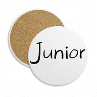 Crne pojedinačne riječi Junior Coaster Cup šolje za zaštitu stola upijajući kamen