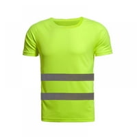 Reflektivna sigurnosna majica Kratki prozračni komforan brzi rukav za brzo sušenje visokih vidljivosti