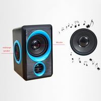 Rainbow Par USB stereo stereo zvučnik subwoofer Kontrola jačine zvuka Multimedija zvučnika plava
