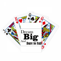 Dream Big i usudi se neuspjehom quote poker igrati čarobnu karticu zabavne ploče