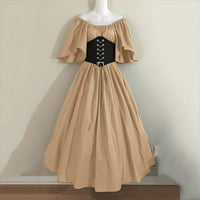 Jsaierl Noć vještica za žene plus veličine Vintage Renesansne haljine Viktorijanske irske kostime Steampunk
