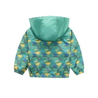 Dječja odjeća za djecu Dječja dječaka Dječja dječja modna slatka dinosaur Rainbow uzorak vjetrootporna