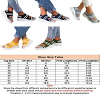 Audeban ženski klinčići sandale za pletenje otvorena platforma za nožnu platformu Elastični pojas na