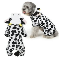 Kućinski kostim pas Halloween odijelo za pse mlijeko kravlje kostim kostim pasa Šipke štenad - veličina