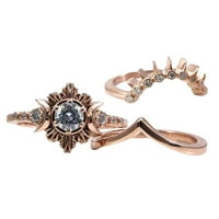 Štetno žene prstenovi mjesec sunčevi nakit nakit boemski dugi trajni prstenje za izlaske