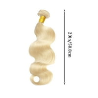 Primanje paketa za kosu brazilska pletenica za kosu prirodna zlatna valovita kosa