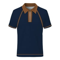 Polo T majice za muškarce Proljeće i ljetni modni labav rever sa 3D digitalnim tiskanjem kratkih rukava