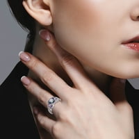 Heiheiup modni kap u obliku full dijamantskih ljubavnika prstenske prstene šuplje vodeni prstenovi ženskim
