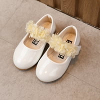 SHPWFBE Cipele Sandale Ljetne čvrste sopljene mekane djevojke cvijeće Princess Casual Baby Kids