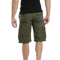 Teretne kratke hlače Zip džepovi Camo multi džepovi Radne kratke hlače koljena duljina labava fit radne