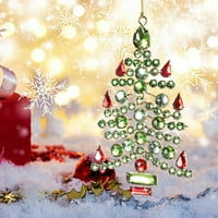 SprifallBaby Crystal Božićni ukrasi osjetljivi viseći ukrase za akril za dom