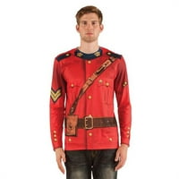 Muška kanadska planinska košulja s dugim rukavima, crvena - 2xl