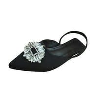 Floenr Flip Flops za žene, ženske cipele Suncokretorni dijamantni klizanje papuče ravne pete casual